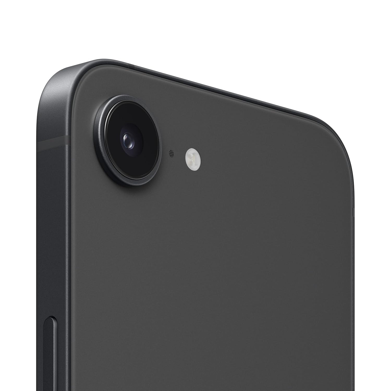 iPhone 16e 128 GB: Built for Apple Intelligence, A18 Chip, Supersized Battery Life, 48MP Fusion. Camera, 15.40 cm (6.1?) Super Retina XDR Display; Black - View 3