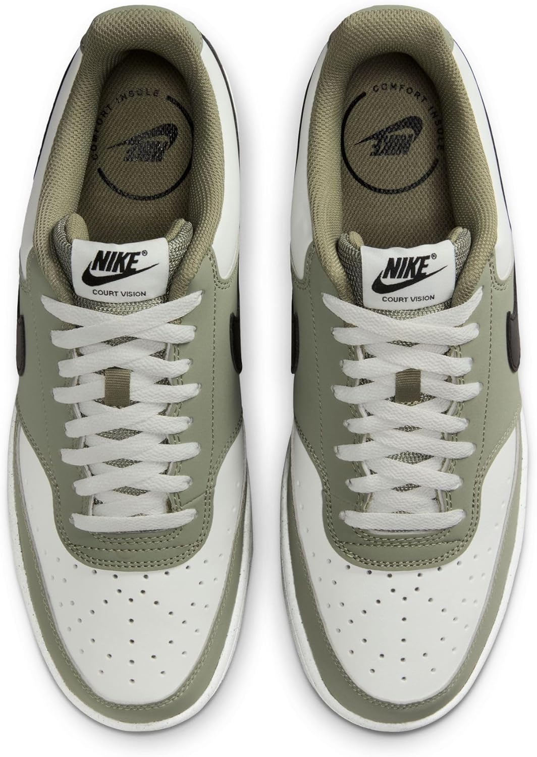Nike Mens Court Vision Lo P NB Sneakers - View 4