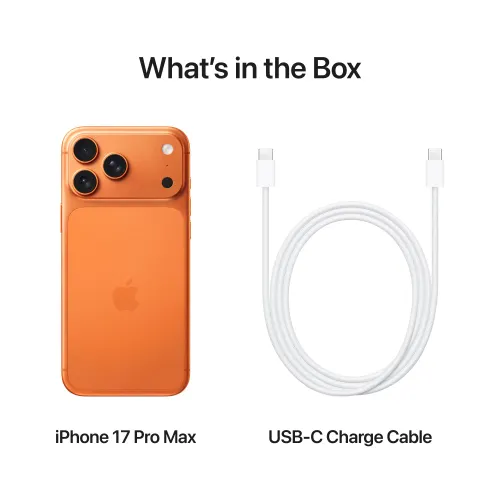 Apple iPhone 17 Pro Max (256GB Storage, Cosmic Orange) - View 7