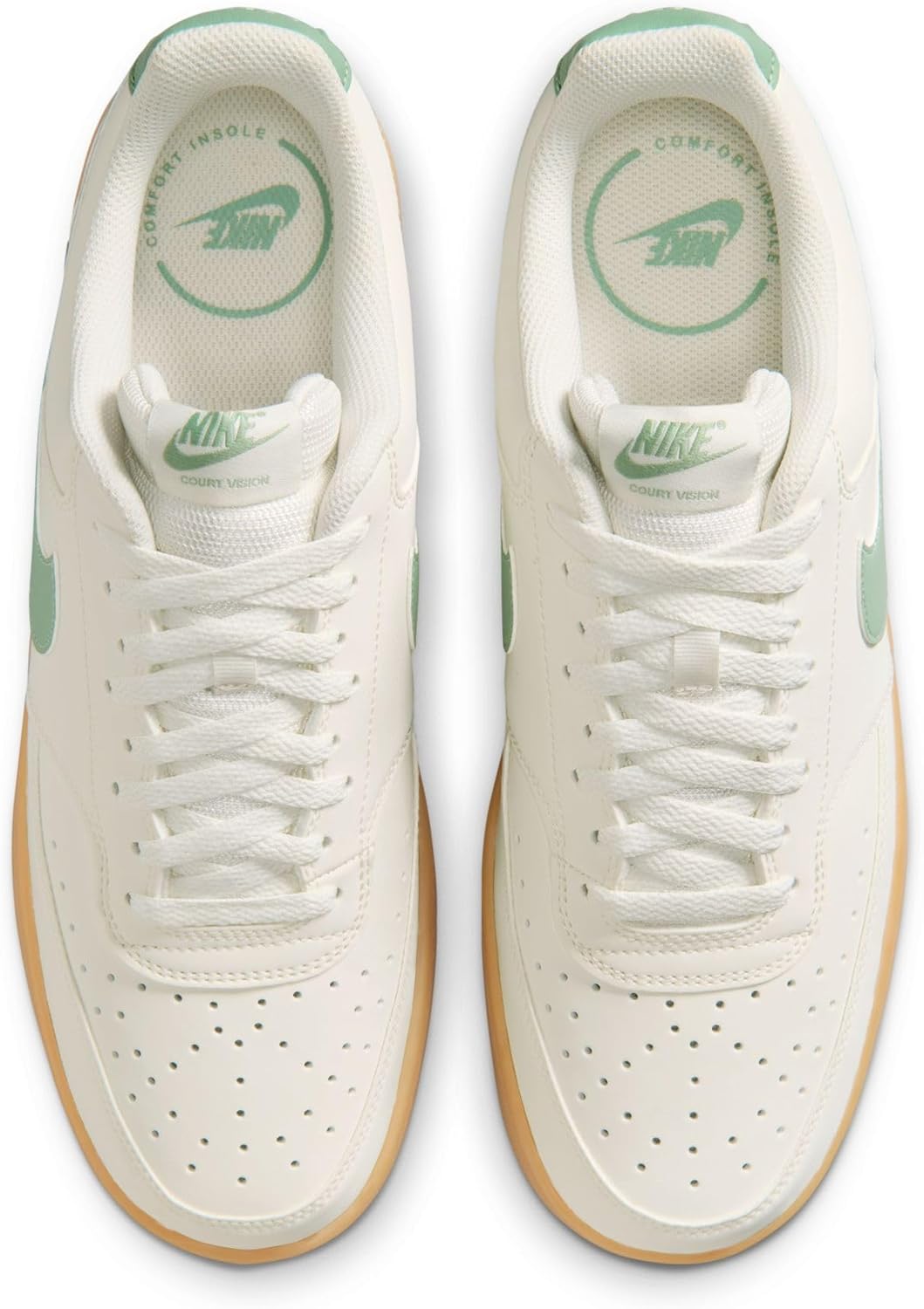 Nike Mens Court Vision Low Sneakers - View 4