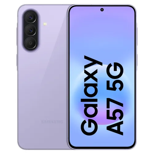 Samsung Galaxy A57 5G (Awesome Lilac, 12GB RAM, 256GB Storage), Agentic AI, Triple Camera with Nightography Video, 2 Days Battery Life, 6 Gen OS Upgrades & 6 Years Security Updates, IP68, 6.9mm Sleek