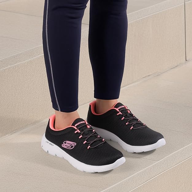 Skechers Women Lace Up Sneaker Shoes - View 5
