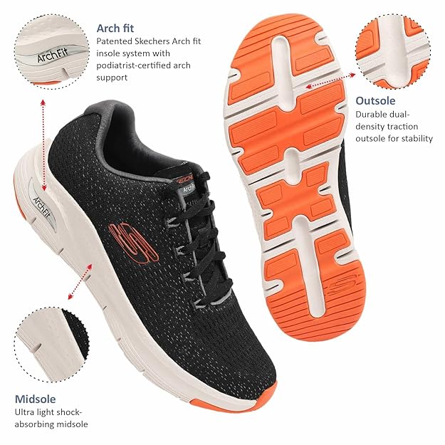 Skechers Men Arch Fit Takar Sneakers - View 3