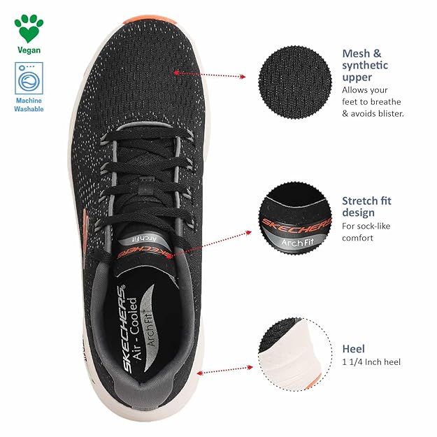 Skechers Men Arch Fit Takar Sneakers - View 4