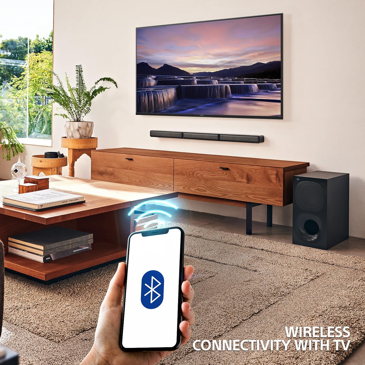Sony HT-S40R Real 5.1ch Dolby Audio Soundbar for TV with Subwoofer & Wireless Rear Speakers, 5.1ch Home Theatre System (600W, Bluetooth & USB Connectivity, HDMI & Optical Connectivity, Sound Mode) - View 3