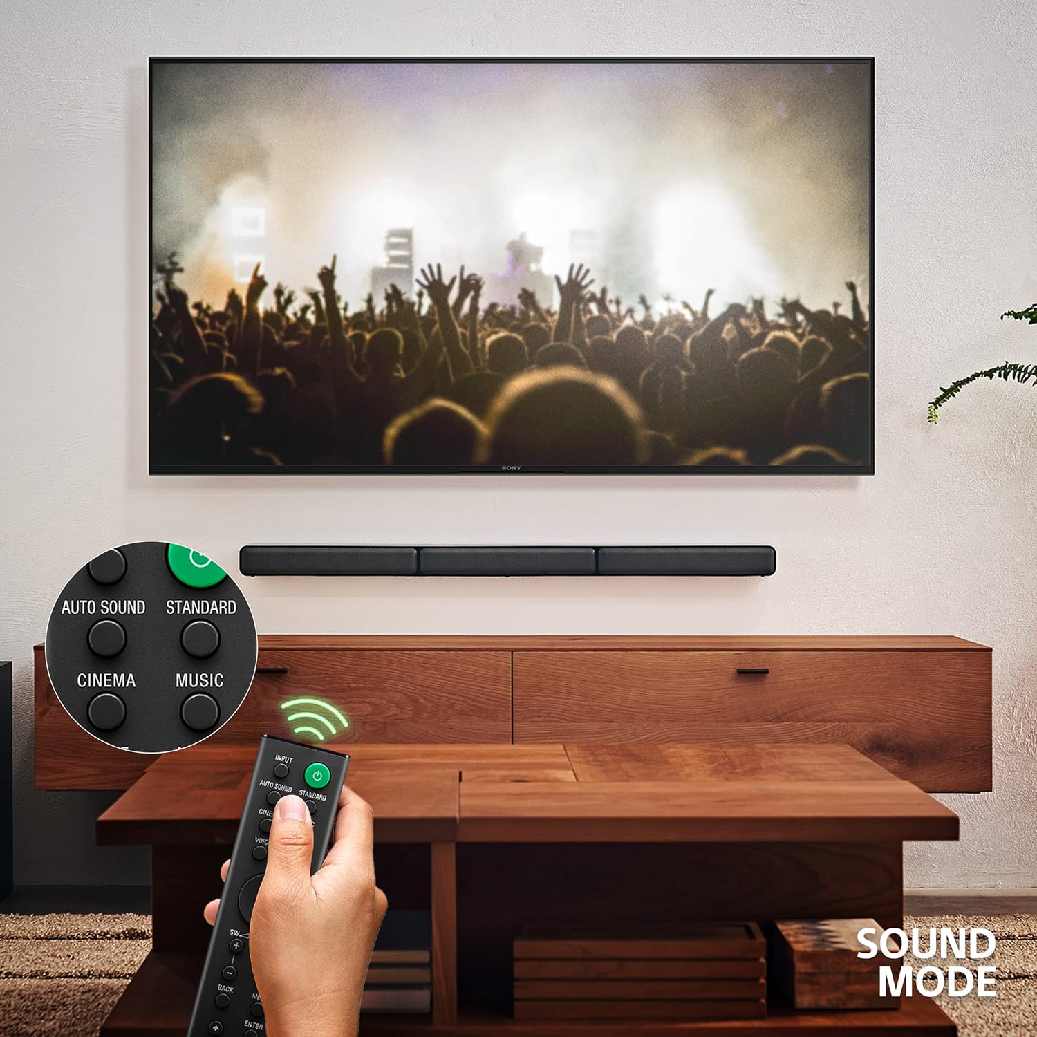 Sony HT-S40R Real 5.1ch Dolby Audio Soundbar for TV with Subwoofer & Wireless Rear Speakers, 5.1ch Home Theatre System (600W, Bluetooth & USB Connectivity, HDMI & Optical Connectivity, Sound Mode) - View 4