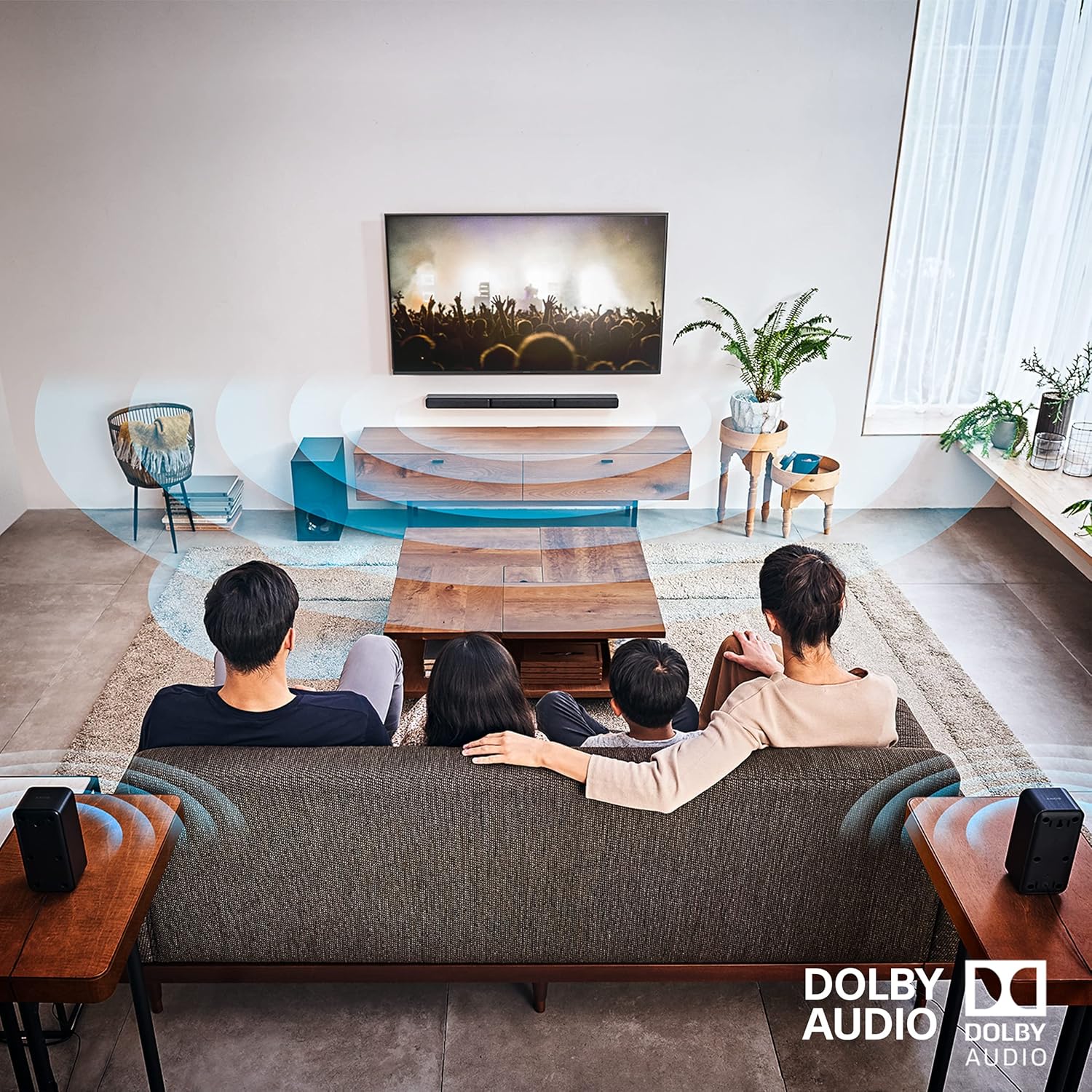Sony HT-S40R Real 5.1ch Dolby Audio Soundbar for TV with Subwoofer & Wireless Rear Speakers, 5.1ch Home Theatre System (600W, Bluetooth & USB Connectivity, HDMI & Optical Connectivity, Sound Mode) - View 9