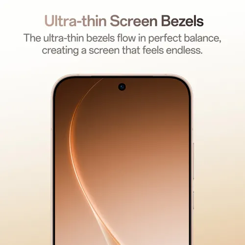 OPPO Reno15 Pro 5G (12GB RAM, 256GB Storage) | MediaTek Dimensity 8450 | 6500mAh Battery | IP69 Water and Dust Resistance | Sunset Gold - View 3