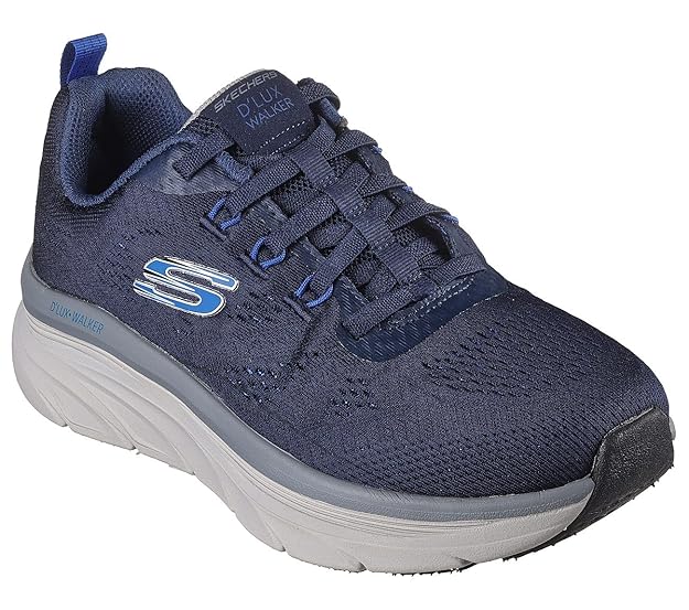 Skechers Mens D'LUX Walker-Commuter Walking Shoes - View 2