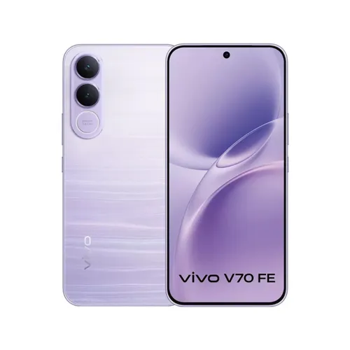 vivo V70 FE 5G (8GB RAM, 128GB Storage) | Dimensity 7360-Turbo | 7000mAh Battery | 200MP OIS Camera | Northern Lights Purple