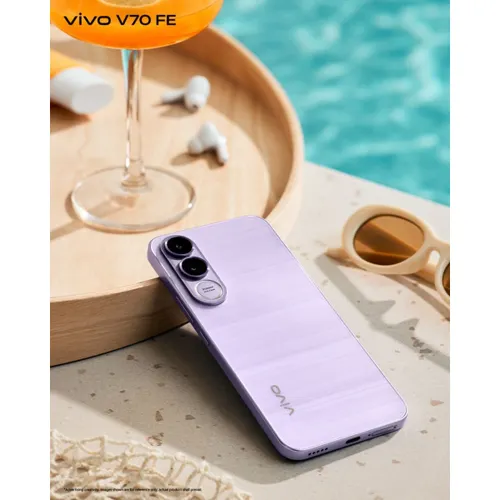vivo V70 FE 5G (8GB RAM, 128GB Storage) | Dimensity 7360-Turbo | 7000mAh Battery | 200MP OIS Camera | Northern Lights Purple - View 5