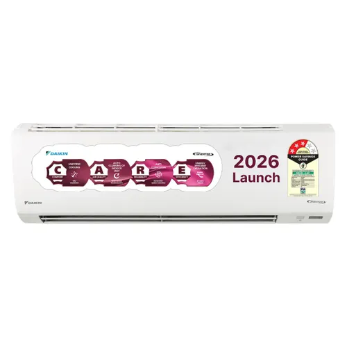 Daikin 1.5 Ton 3 Star Inverter Split AC | 100% Copper Condenser | 3D Airflow | Dew Clean Technology | Patented DNNS Coating | Power Chill Operation (ATKL50XV - Premium Series, 2026 Model - New BEE Rating) White