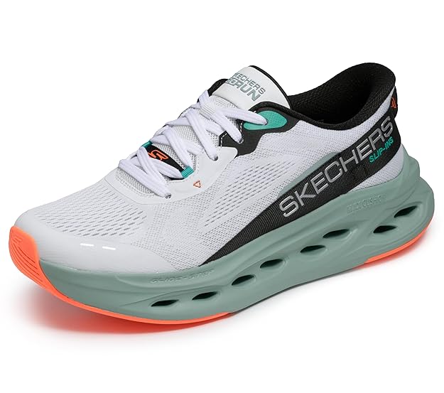 Skechers Mens MAX Cushioning Glide-Step - A Slip-ins Sneaker