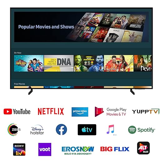 Samsung 214 cm (85 inches) 4K Ultra HD Smart QLED TV QA85Q60BAKXXL (Black) - View 3