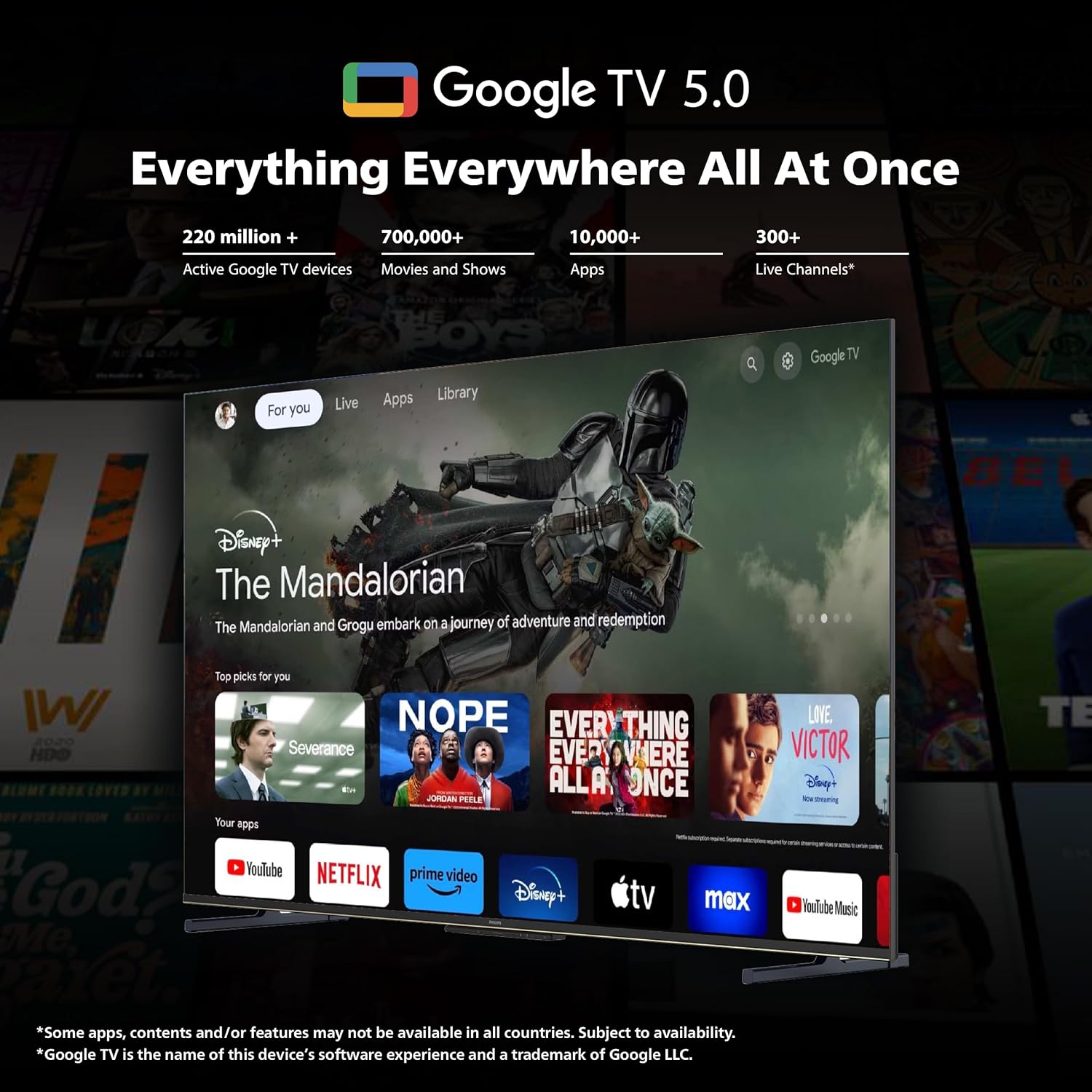 Philips 139 cm (55 inches) 8100 Series 4K Ultra HD Smart QLED Google TV 55PQT8100/94 - View 3
