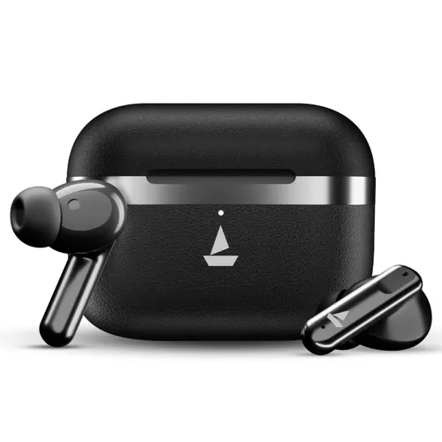 boAt Airdopes Prime 513 ANC TWS Earbuds | 32dB ANC | 65H Battery | AI-ENx Quad Mic | BT 6.0 | Multipoint (Carbon Black)