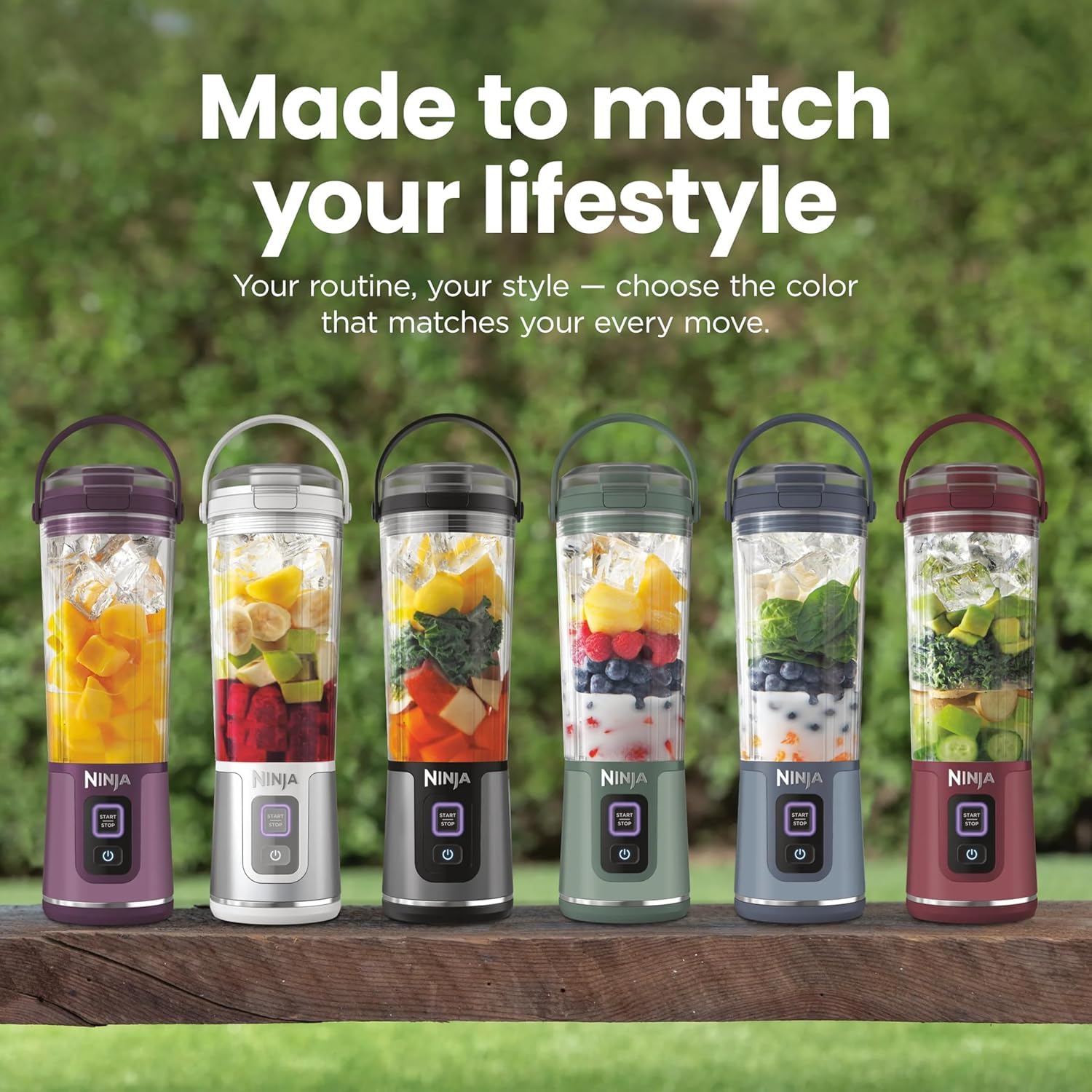 Ninja Blast Portable Cordless Blender (BC151INNV) – 530ml | USB-C Rechargeable | Crushes Ice & Frozen Fruit | BPA Free, Leak-Proof Travel Lid Denim Blue, Kitchen - View 4
