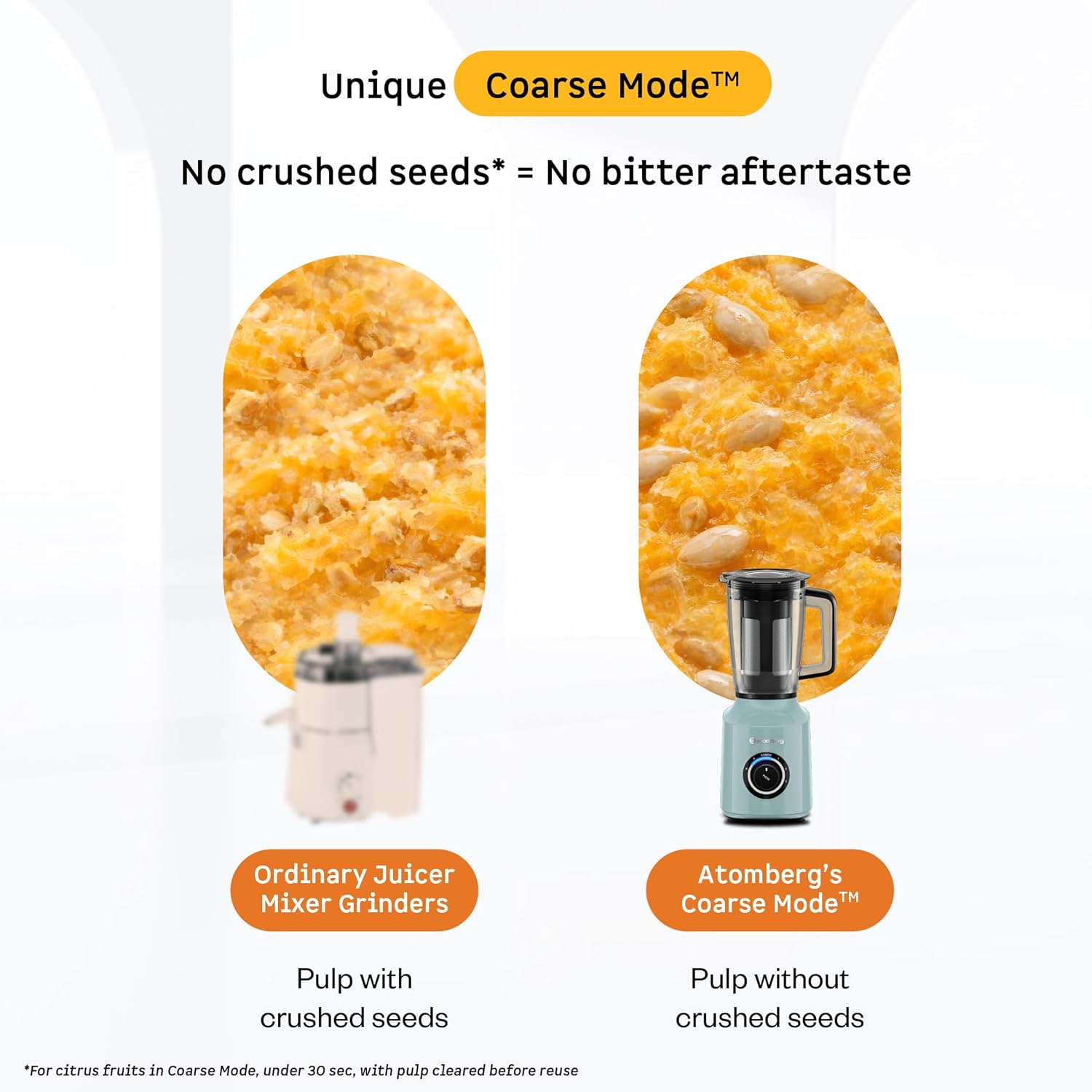 Atomberg Zenova Fresh Juicer Mixer Grinder | Coarse Mode for Silbatta-like Texture | Intelligent BLDC Motor | Safety Features |4 Jars including Chopper & Juicer Jar | Hands-Free Operation | Misty Teal - View 9
