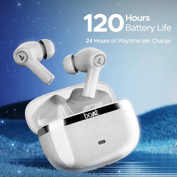 boAt Nirvana Ion ANC Wireless Earbuds with Active Noise Cancellation, ENx™ Technology, 120 Hours Playback, BEAST™ Mode - View 2