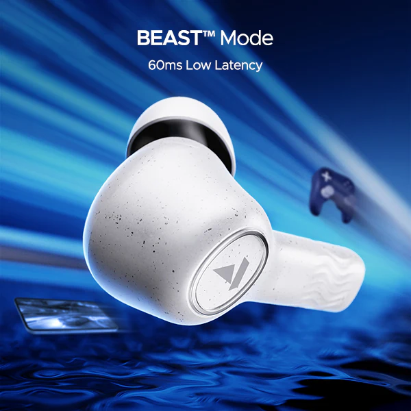 boAt Nirvana Ion ANC Wireless Earbuds with Active Noise Cancellation, ENx™ Technology, 120 Hours Playback, BEAST™ Mode - View 8