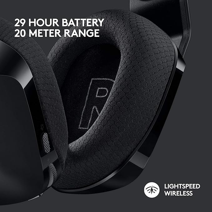 Logitech G 733 Lightspeed Over Ear Wireless Gaming Headset with Suspension Headband, LIGHTSYNC RGB, Blue VO!CE Mic Technology and PRO-G Audio Drivers - View 4