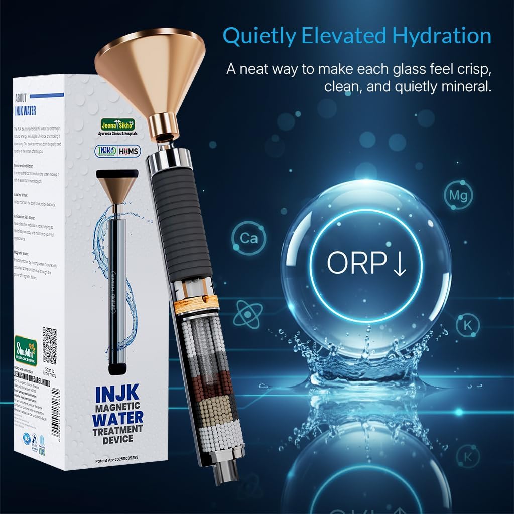 Jeena Sikho Magnatic Living Water Device for Alkaline | Kangen Benefits, Get Pure Mineral Water with Alkaline Filter for Home, Filter Non-Electric - View 8