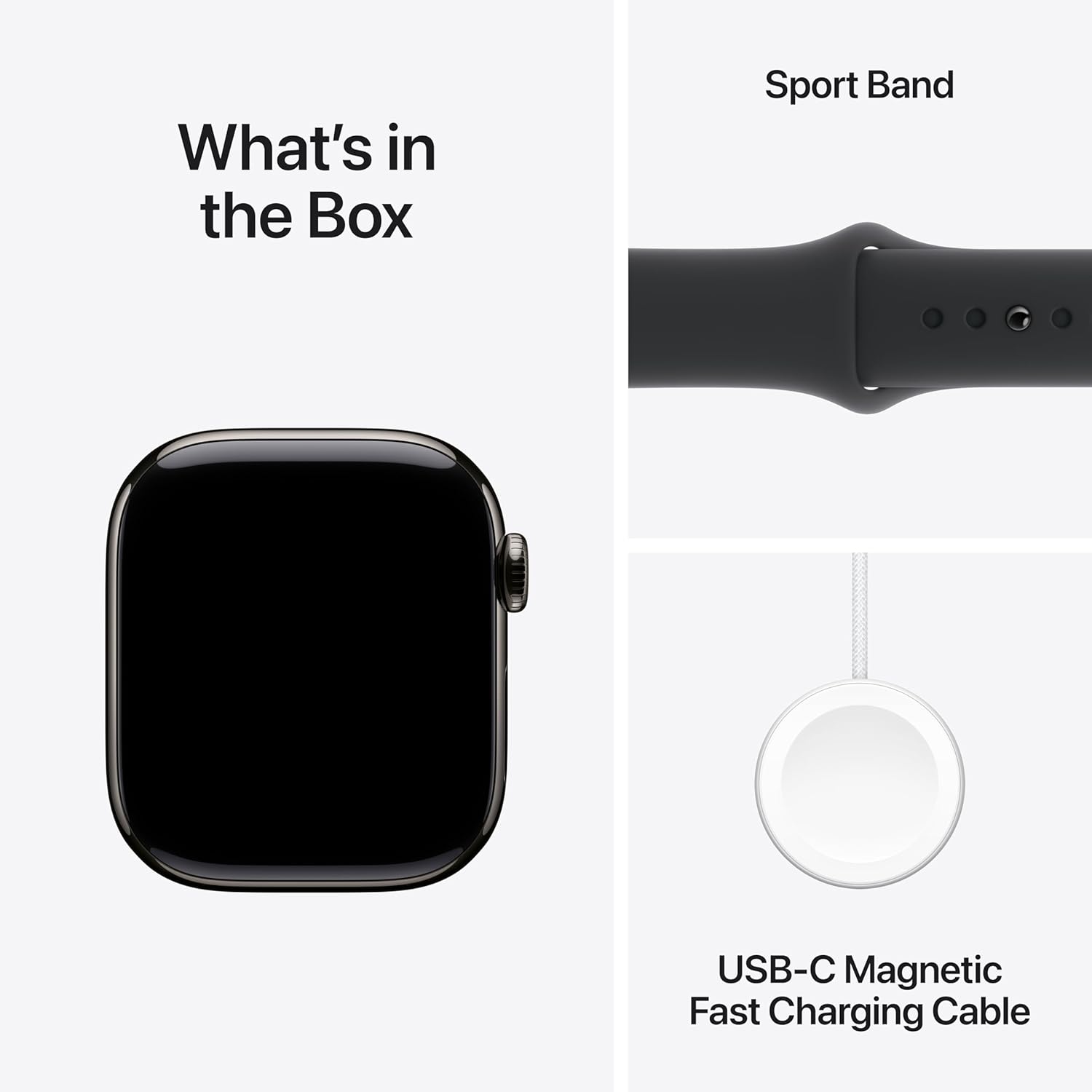 Apple Watch Series 10 [GPS + Cellular 42 mm] Smartwatch with Slate Titanium Case with Black Sport Band- S/M. Fitness Tracker, ECG App, Always-On Retina Display, Water Resistant - View 6
