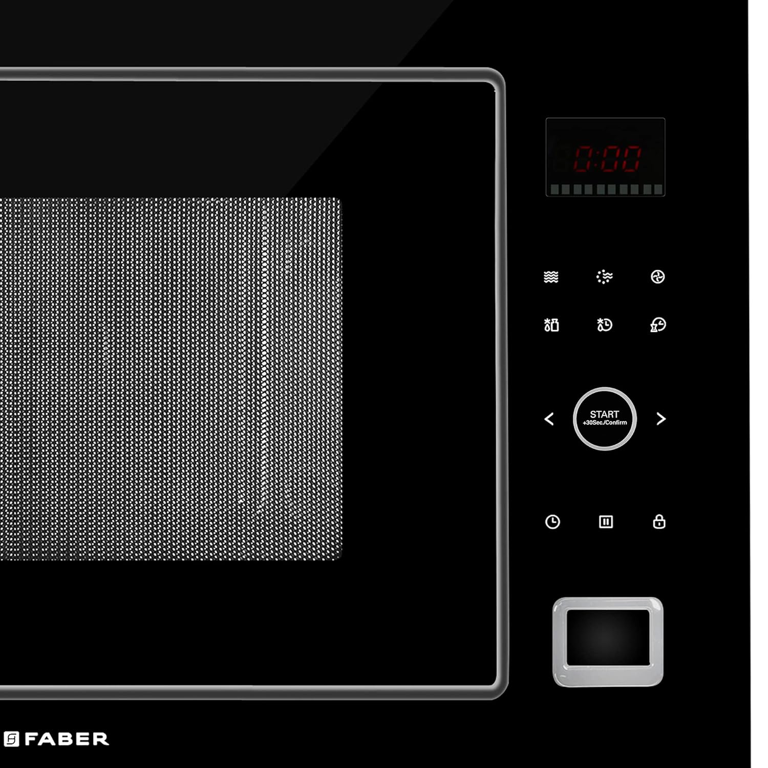 Faber 32L Microwave Oven | Grill,Convection, Defrost | 10 Auto Menus | Speedy & Multi-Stage & Combination Cooking| Child Lock| Electric Control| Digital Timer | Energy Efficient | FBI MWO 32L GLB BK - View 5