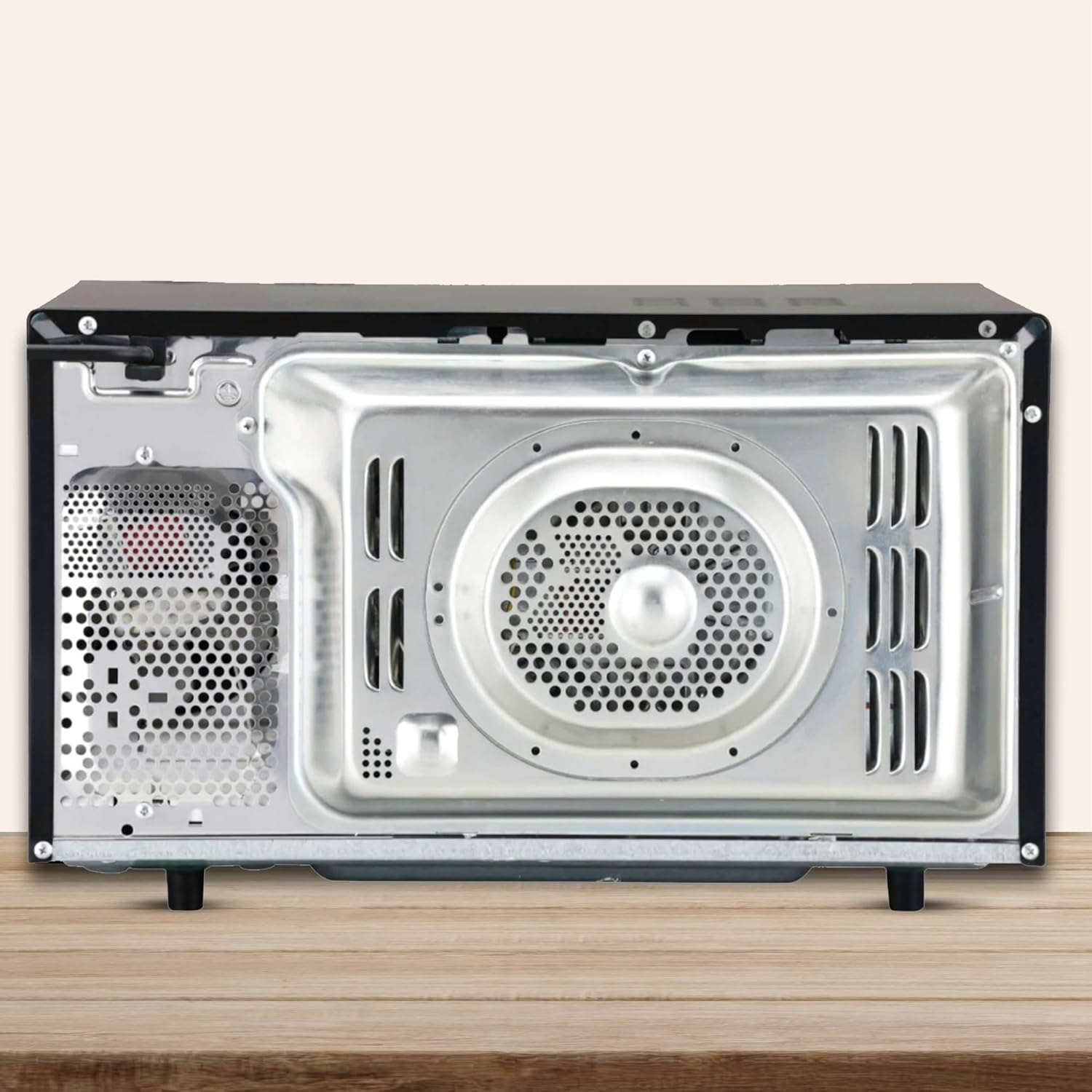 LG 32 L Convection Microwave Oven (MC3286BRUM, Black, 360° Motorised Rotisserie for Bar-be-queing, 301 Auto Cook Menu, Stainless steel cavity, Indian Cuisine, Tandoor Se, Steam Clean & Diet Fry) - View 8