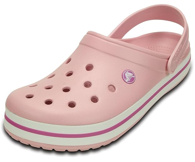 Crocs Unisex Adult Crocband Clog 11016-6MB Pearl Pink/Wild Orchid M10W12