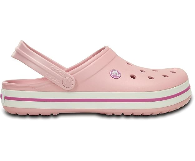 Crocs Unisex Adult Crocband Clog 11016-6MB Pearl Pink/Wild Orchid M10W12 - View 3