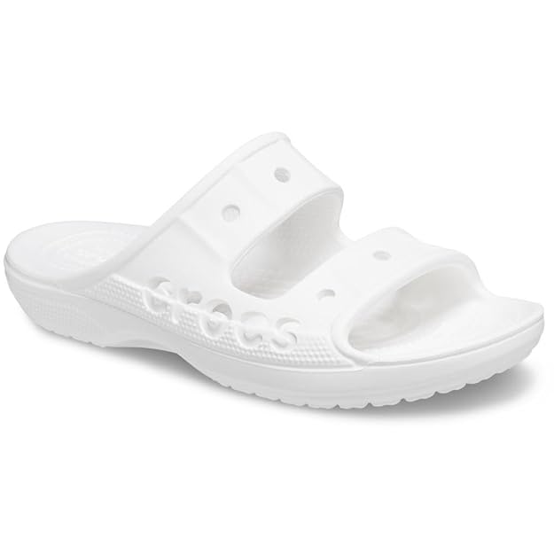 Crocs Unisex Adult Baya Sandal Whi Croslite Sandal | 207627-100 | - View 3